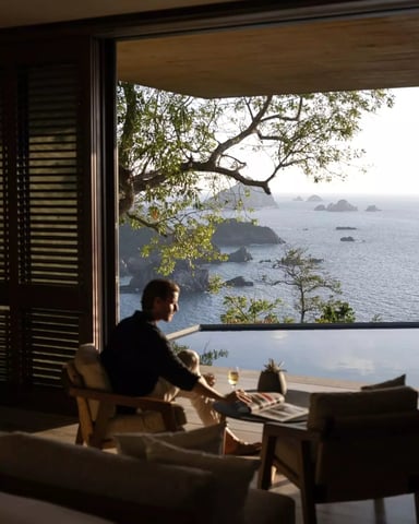Sea, jungle, architecture