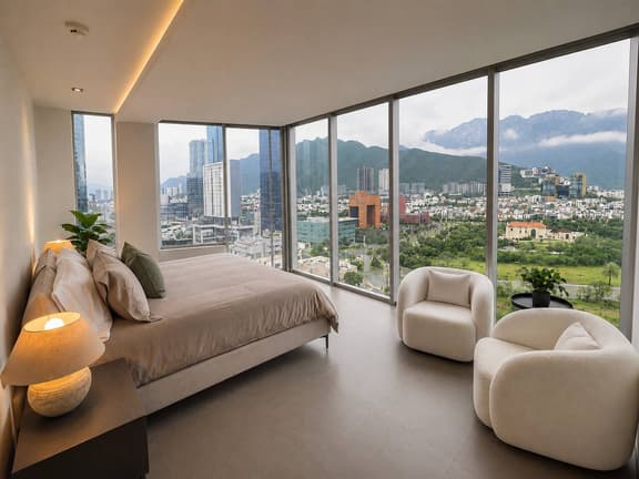 * Luxury Suite + Pool & Gym in San Pedro Garza*
