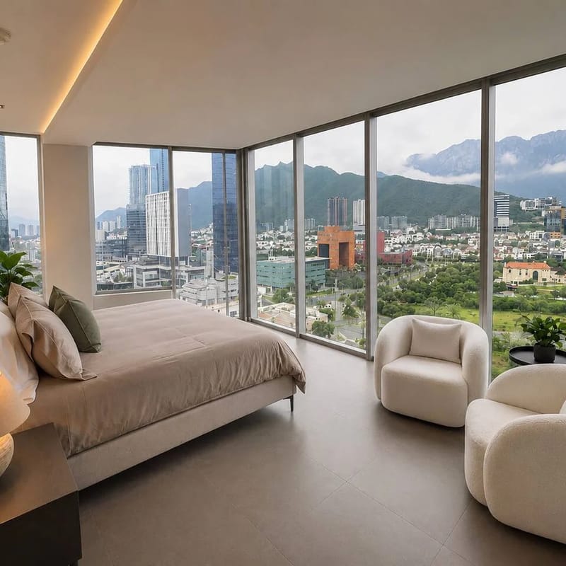 * Luxury Suite + Pool & Gym in San Pedro Garza*